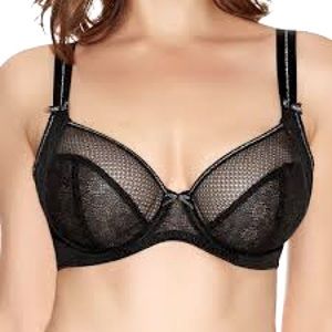 Freya Hero side support plunge bra 30G black